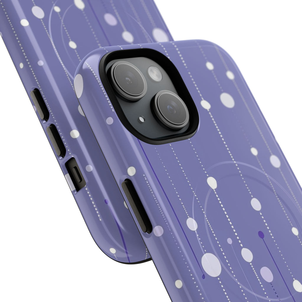 Purple Constellation Tough Magnetic Phone Case — Durable Magnetic Shockproof Design