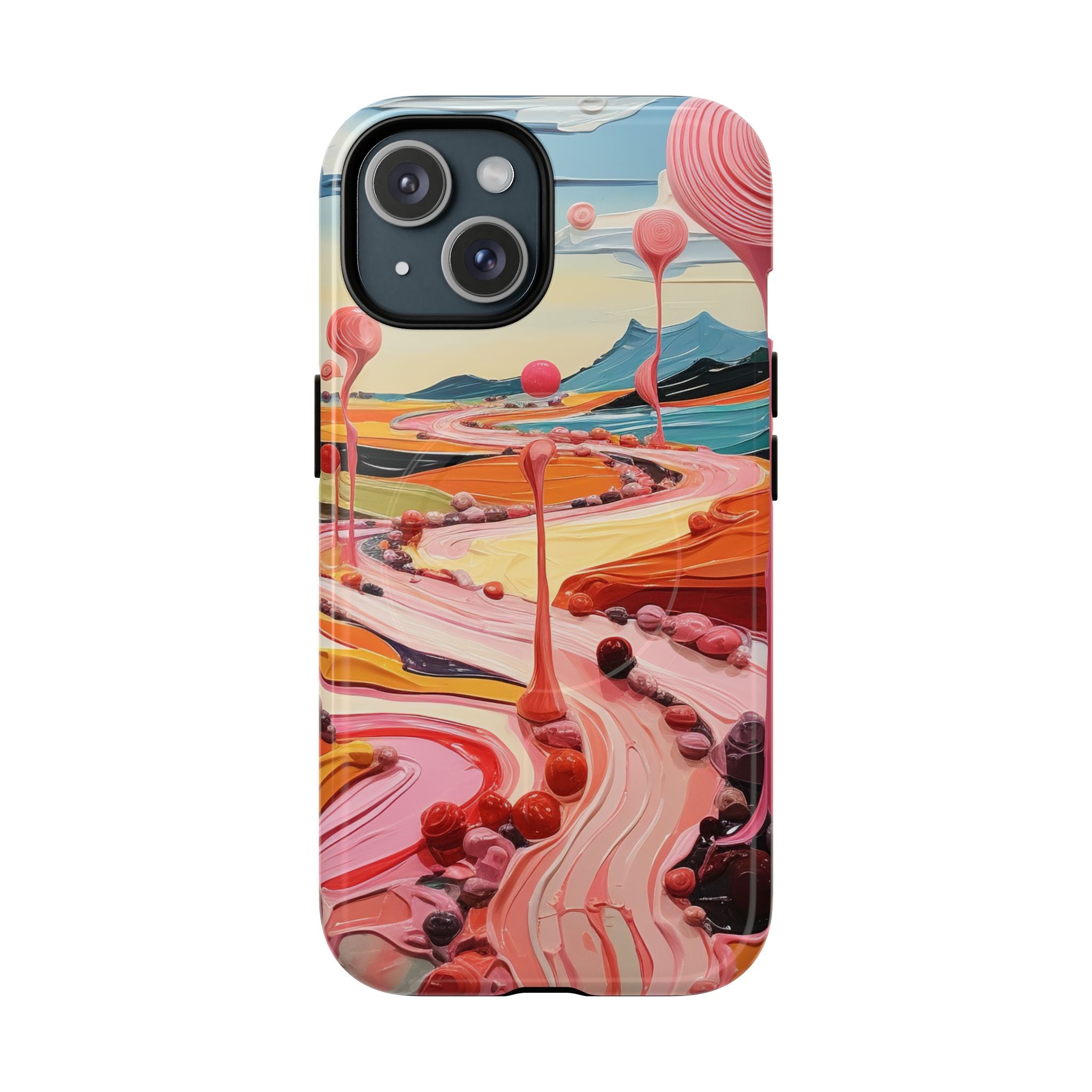 Abstract Candyland surreal phone case for iPhone
