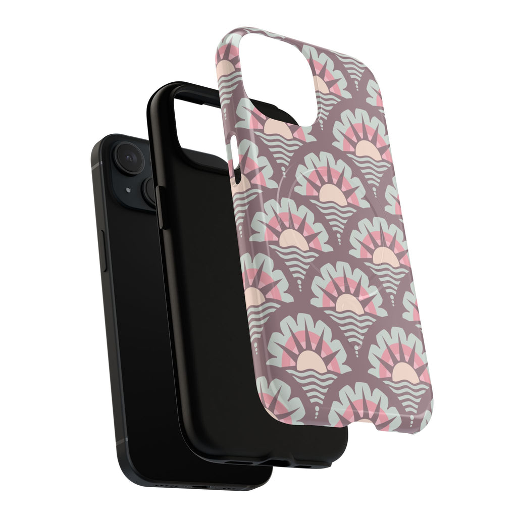 Floral Sunset MagSafe iPhone case side view