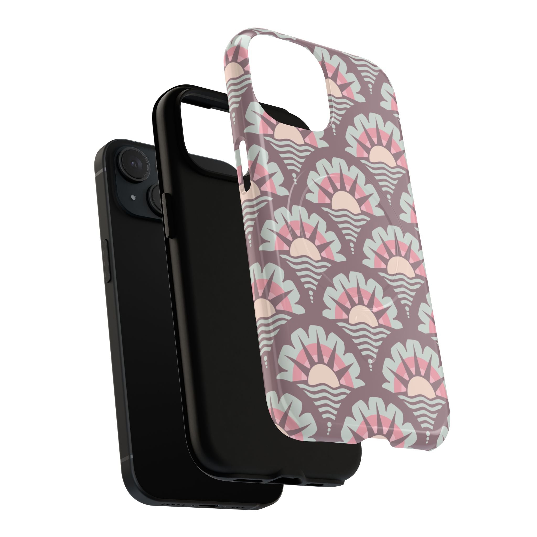 Floral Sunset MagSafe iPhone case side view