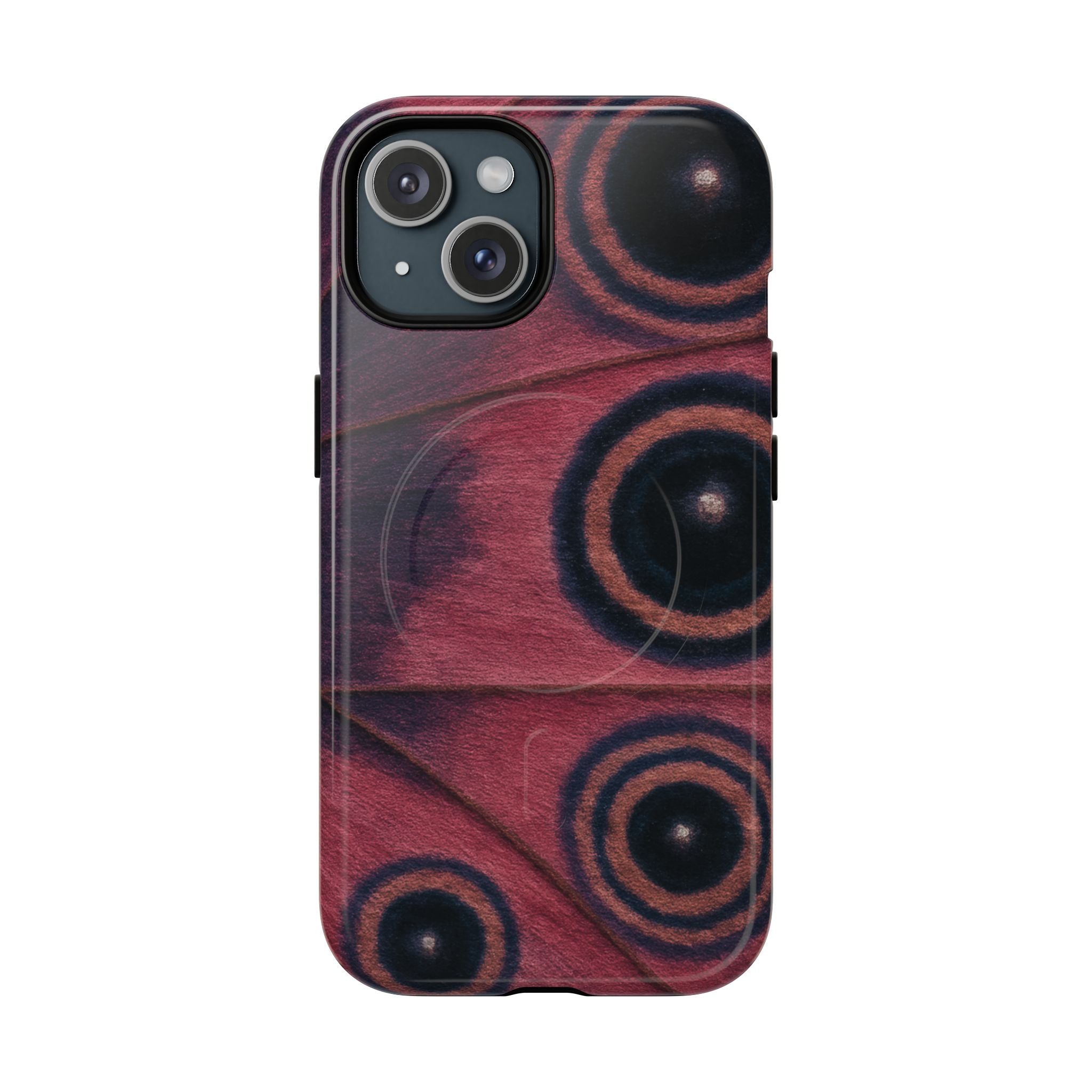 Rose Peacock Feather Phone Case | Tough Magnetic Protection