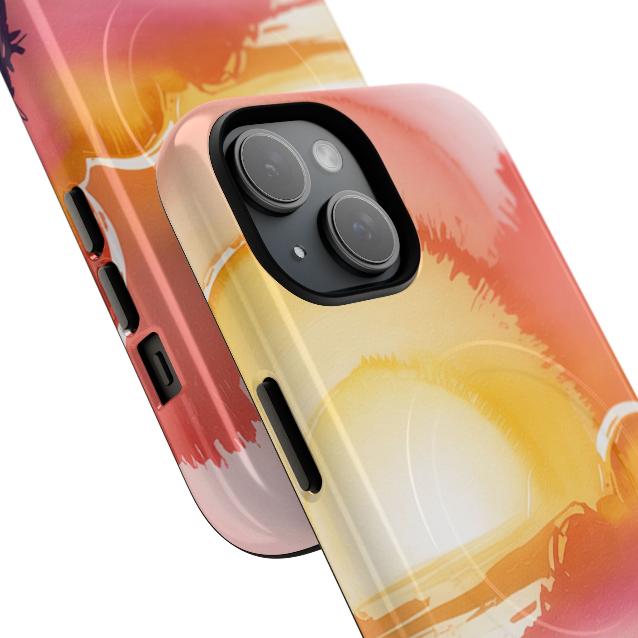 Sunset Beach Phone Case — Tough Magnetic Protective Case with Tropical Sunset Design