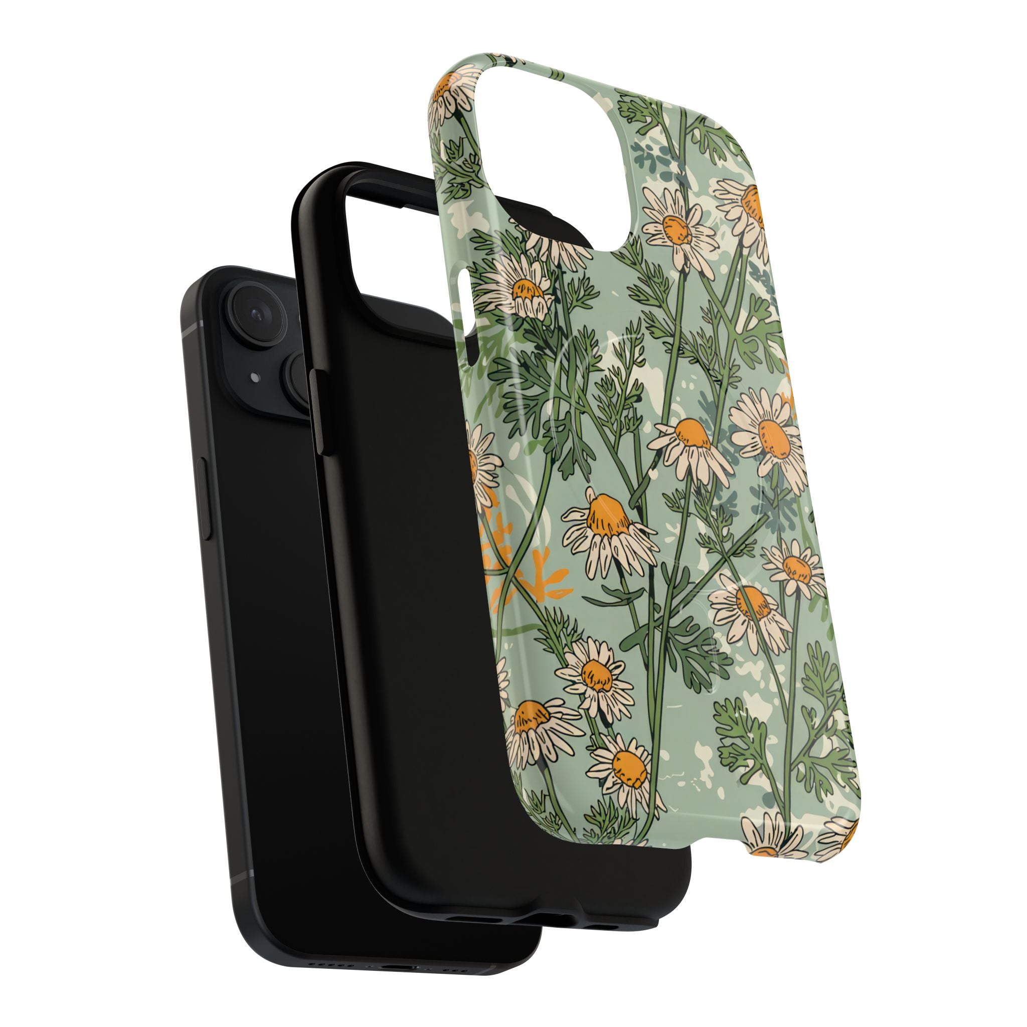 Daisy Meadow Tough Magnetic Phone Case