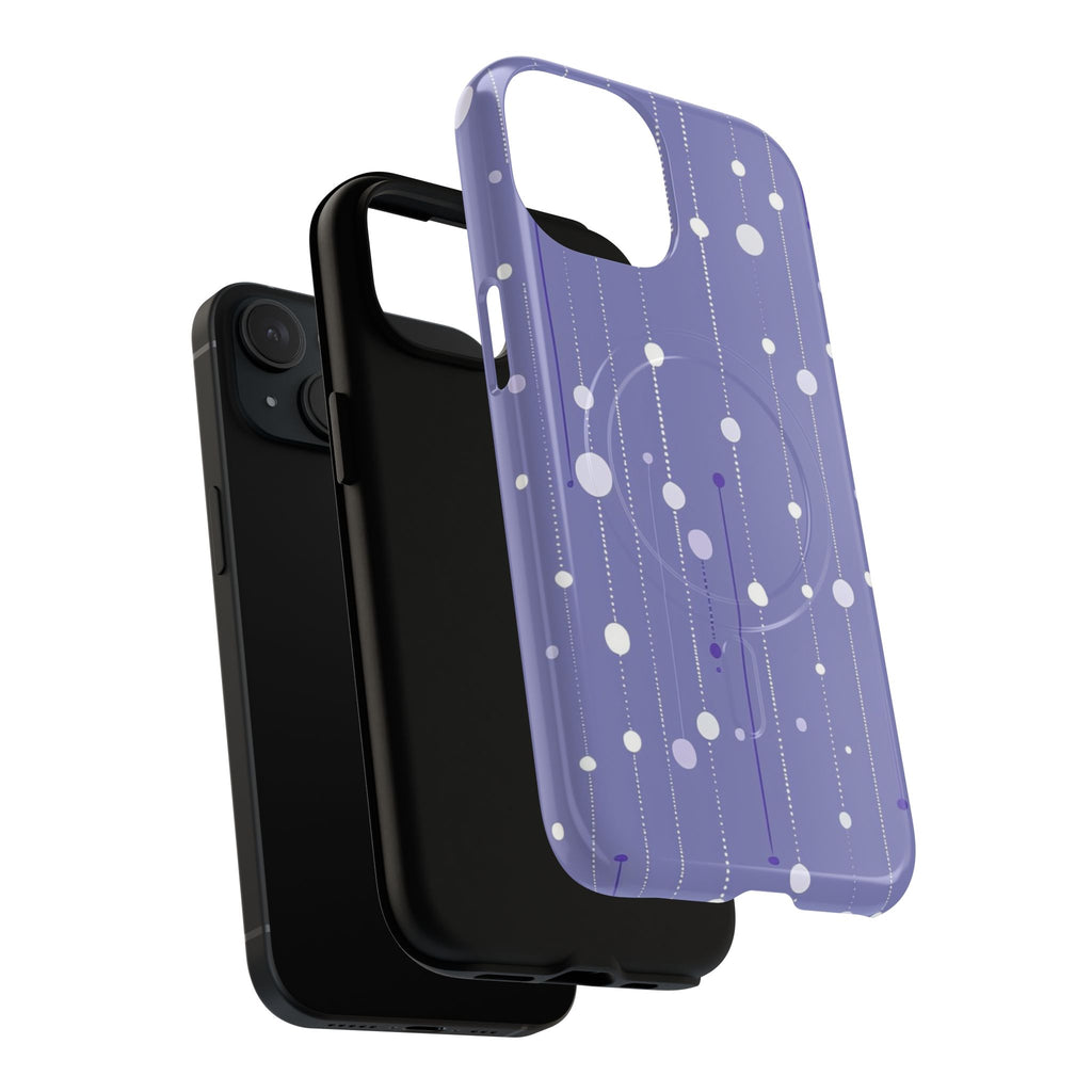Purple Constellation Tough Magnetic Phone Case — Durable Magnetic Shockproof Design