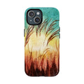 Sunset Reeds MagSafe Phone Case — Nature-Inspired Artistic Design