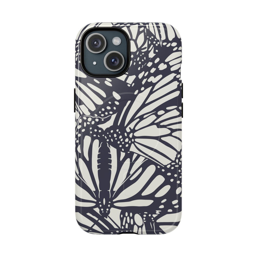 Butterfly Silhouette Phone Case | MagSafe Tough Protective Cover