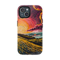 Sunset Horizon Phone Case – Vibrant Nature Landscape iPhone Case by Wild Root Cases