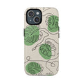 Monstera Line Art Phone Case – Tough Magnetic Protective Cover