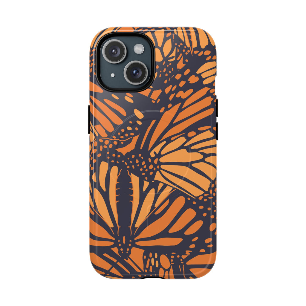 Monarch Butterfly Phone Case | MagSafe Tough Protective Case