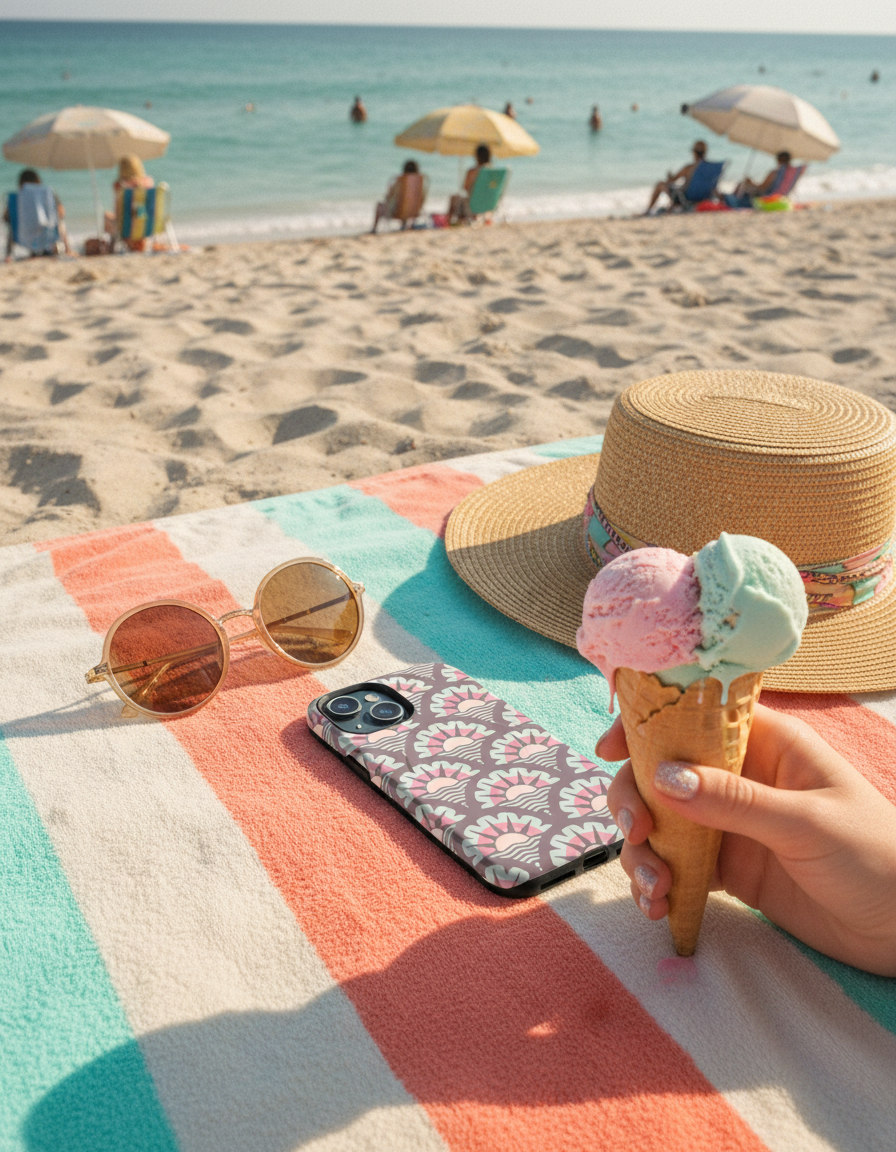 Vintage Sun Boho Phone Case - MagSafe iPhone Case with Dual Layer Protection