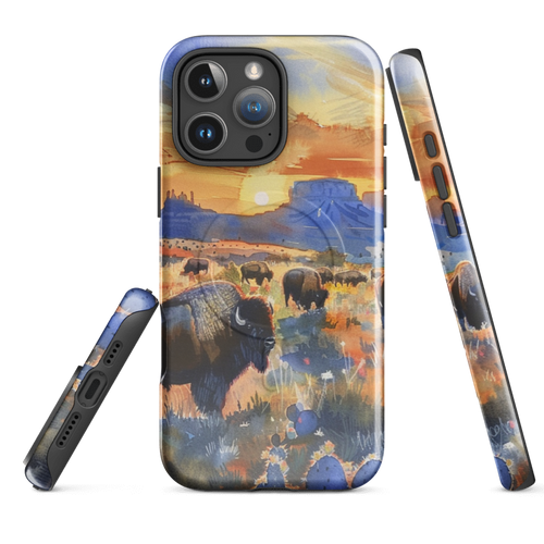 Bison Wilderness Phone Case | Nature Inspired Design | Wild Root Cases