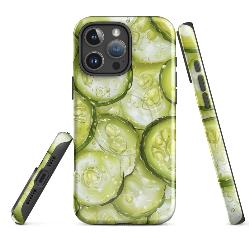 Wild Root Cases - Green Sliced Pickles Phone Cases - For the Love of Pickles!