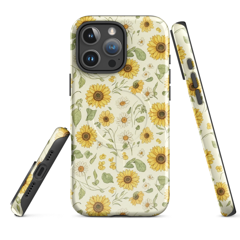 Wild Root Cases - Sunflower & Daisy iPhone Cases | Floral Phone Protection