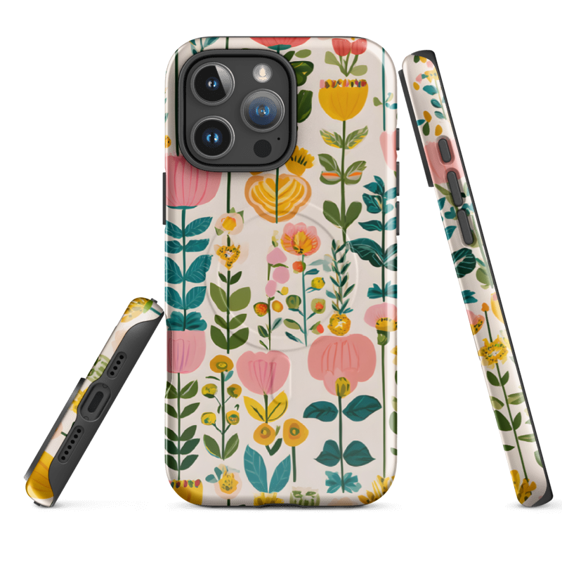 Wild Root Cases - Spring Boho Floral iPhone Case - Nature-Inspired Design