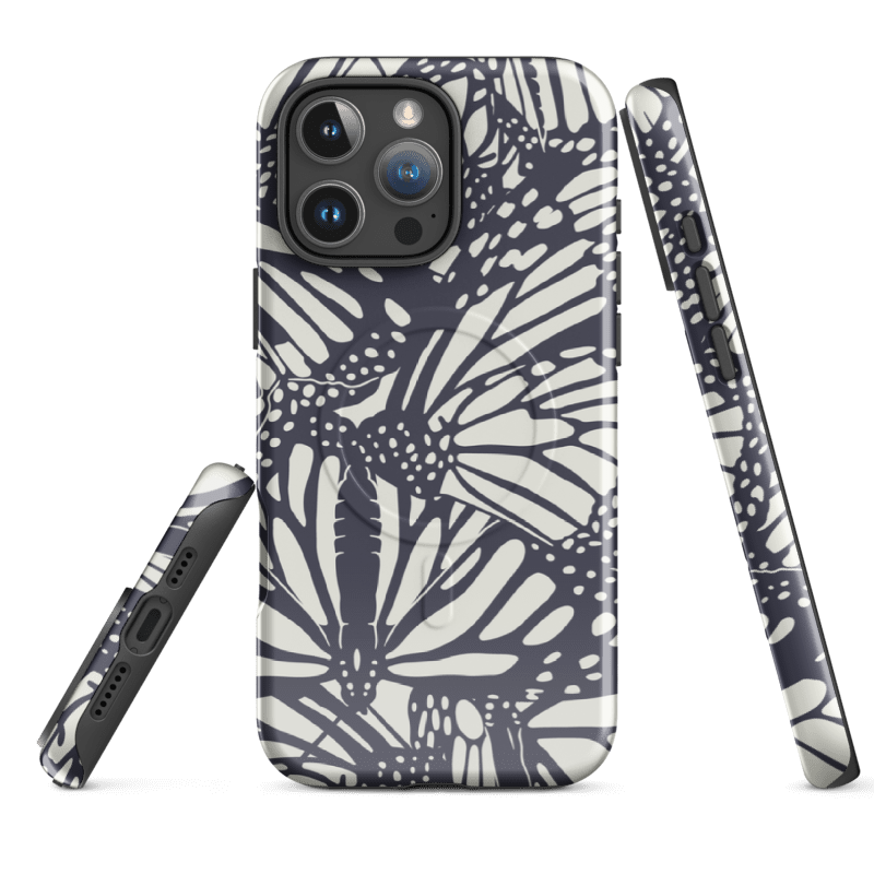 Wild Root Cases - Black & White Monarch Butterfly iPhone Case