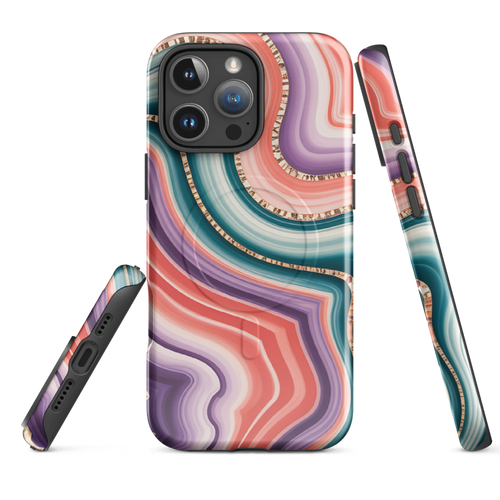 Boho Marble iPhone Case - Geode Agate Design | All iPhone Models