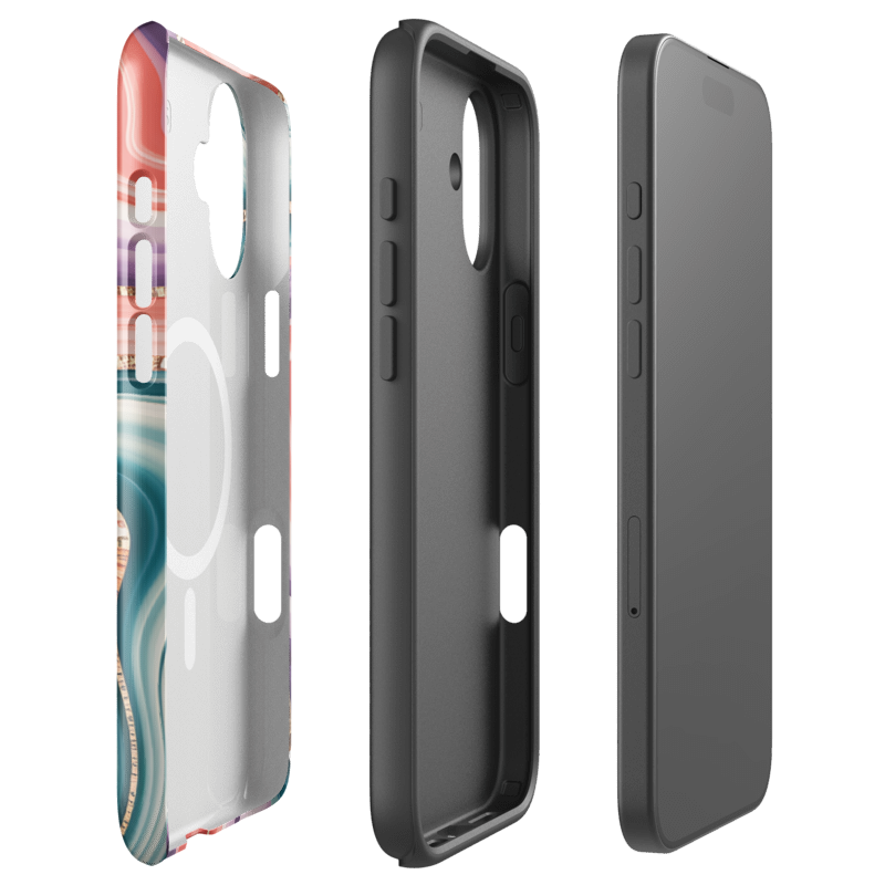 Boho Marble iPhone Case - Geode Agate Design | All iPhone Models