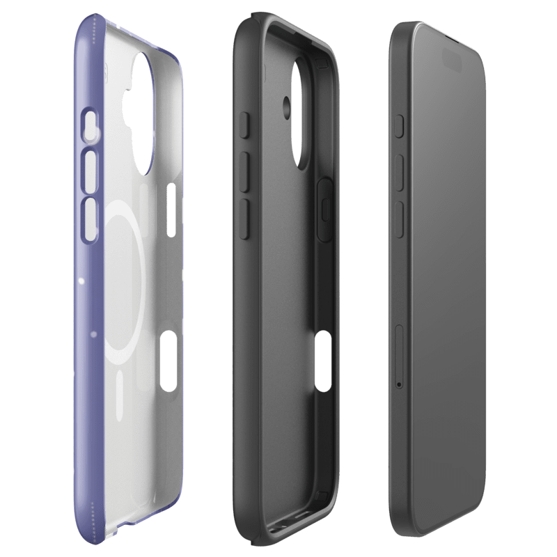 Wild Root Cases - Purple Polka Dot iPhone Case with MagSafe - Whimsical & Protective